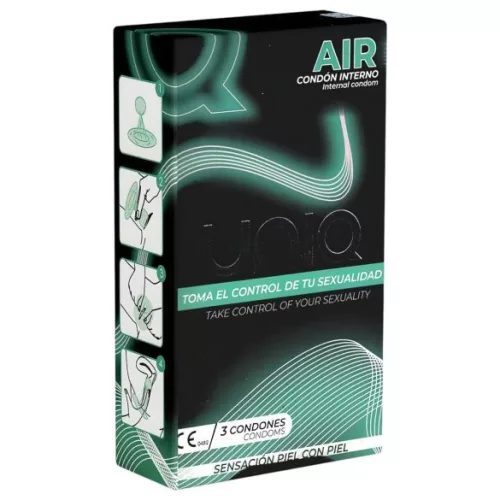 Uniq Air - vékony női óvszer (3db) - Bio és natúr intim termékek