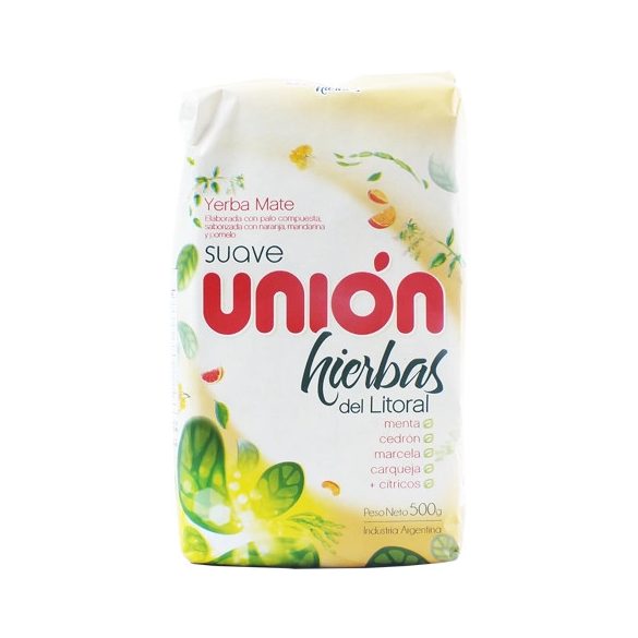 Unión Hierbas del Litoral - gyógynövényes, citrusos ízesített Yerba Maté tea, 500g