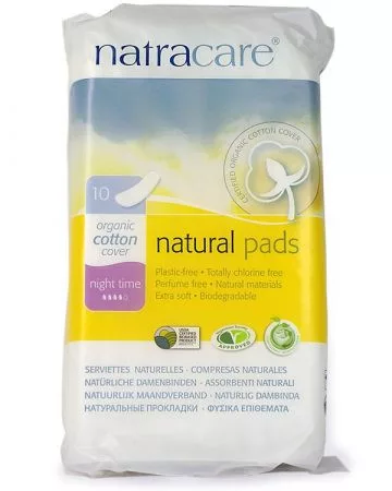 Natracare bio betét éjszakai 10 db - Bio és natúr kozmetikumok