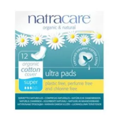 Natracare bio betét szárnyas super 12 db - Bio és natúr kozmetikumok