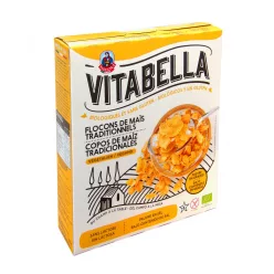 Vitabella BIO Gluténmentes Kukoricapehely 225 g - Bio és natúr kozmetikumok