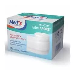 MED'S FARMAPORE vágható nem szőtt hypoallergén sebtapasz Kiszerelés: 1m x 4cm 1db - Bio és natúr kozmetikumok