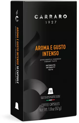 Carraro aroma e gusto intenso premium kávékapszula nespresso kompatibilis 10 db