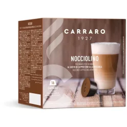   Carraro nocciolino kávékapszula dolce gusto kompatibilis 16 db