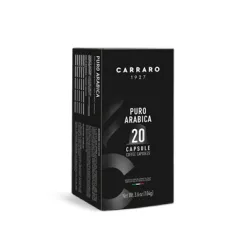   Carraro puro arabica premium kávékapszula nespresso kompatibilis 20 db