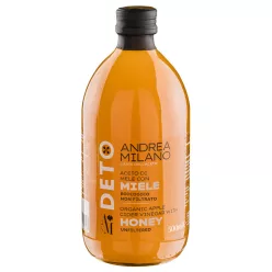 Deto bio szűretlen almaecet fúzió mézzel "anyaecettel" 500 ml - Bio és natúr élelmiszerek