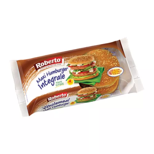 Roberto teljes kiőrlésű maxi hamburger 300 g - Bio és natúr élelmiszerek