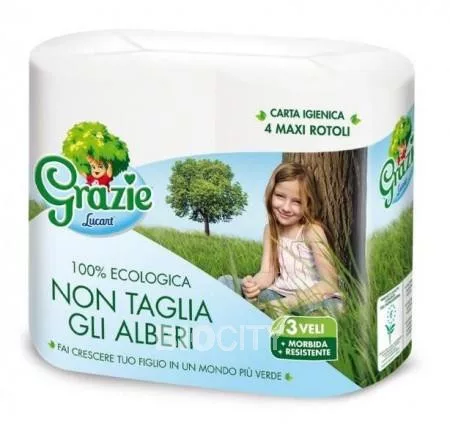 Grazie Natural toalettpapír 4 db - Bio és natúr kozmetikumok