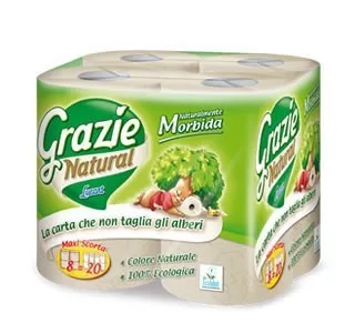 Grazie Natural öko toalettpapír 8 db maxi - Bio és natúr kozmetikumok