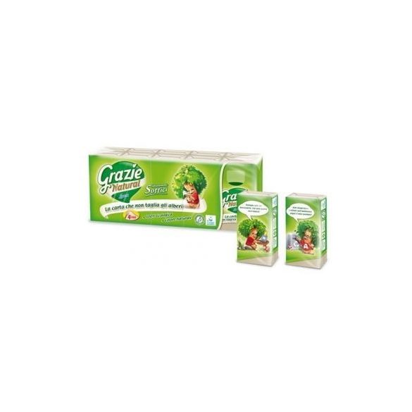 Grazie Natural lucart papírzsebkendő kis csomagos 90 db