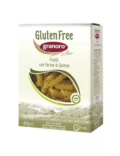 GRANORO FUSILLI QUINOA TÉSZTA GM. - Bio és natúr élelmiszerek
