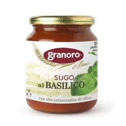 Granoro tésztaszósz bazsalikomos 370 g - 