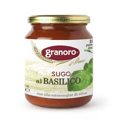 Granoro tésztaszósz bazsalikomos 370 g - 