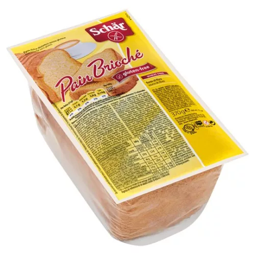 Schar gluténmentes kenyér édes pain brioché 370 g - Bio és natúr élelmiszerek