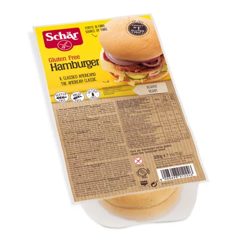 Schar gluténmentes hamburger zsemle 4 db 300 g - Bio és natúr élelmiszerek