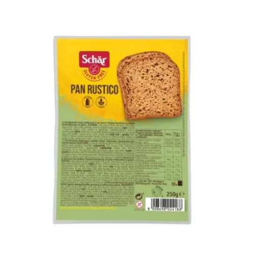 Schar gluténmentes kenyér pan rustico 250 g - Bio és natúr élelmiszerek