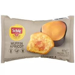 Schär gluténmentes muffin sárgabaracklekvárral 50 g