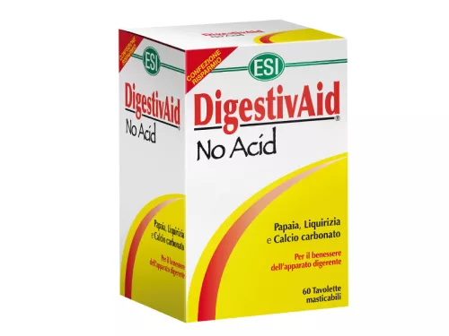 ESI® No Acid Nagy, 60 szemes kiszerelés - Természetes savlekötő, lúgosító. Gyomorégés, puffadás. 60x - Bio és natúr étrendkiegészítők