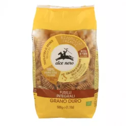Alce Nero bio teljes kiőrlésű fusilli (csavart orsó) 500 g - Bio és natúr élelmiszerek