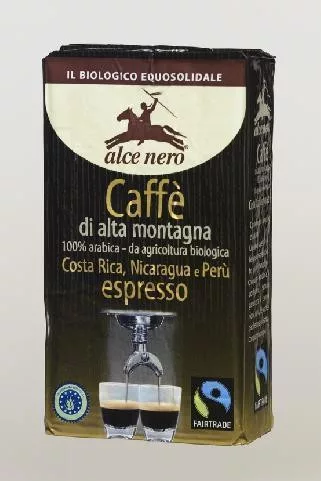 Alce Nero bio arabica eszpresszó kávé 250 g - Bio és natúr élelmiszerek