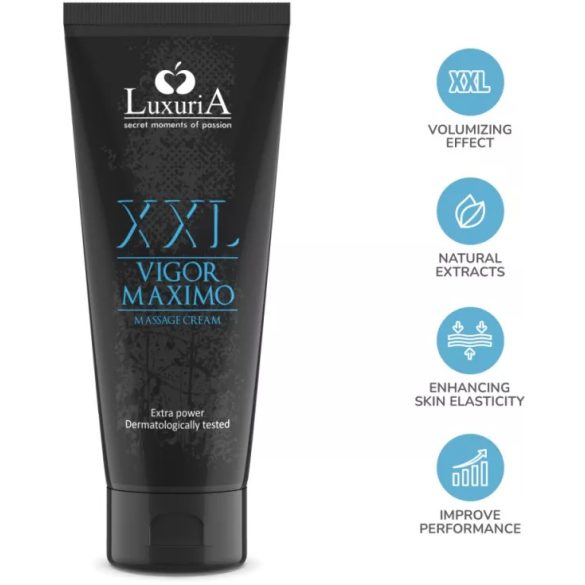 LuxuriA Vigor Maximo XXL - erekciófokozó péniszkrém (75ml)
