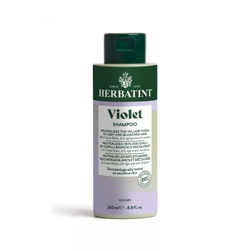 Herbatint violet hamvasító sampon, szőke hajra 260 ml - 