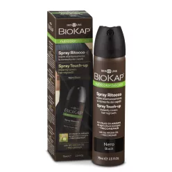 Biokap Nutricolor Hajtőszínező spray - fekete 75 ml - Bio és natúr kozmetikumok