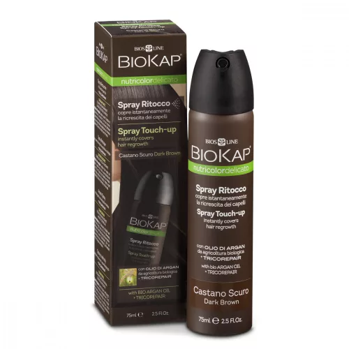 Biokap Nutricolor Hajtőszínező spray - sötétbarna 75 ml - Bio és natúr kozmetikumok