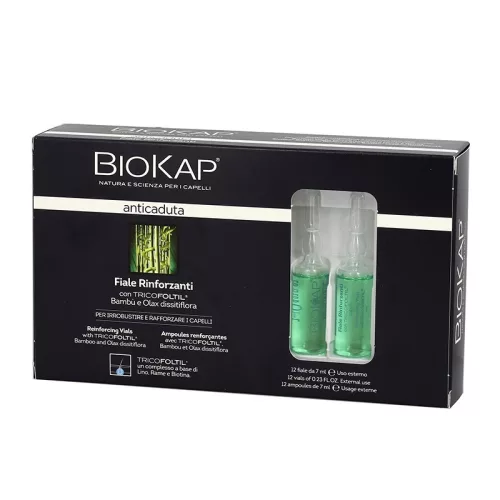 Biokap Hajhullás elleni Erősítő fiolák - Bio és natúr kozmetikumok