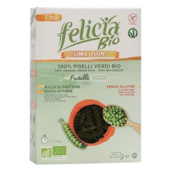 Felicia Bio Zöldborsó fusilli gluténmentes tészta 250 g - Bio és natúr élelmiszerek
