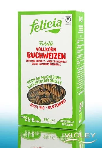 Felicia bio gluténmentes tészta hajdina fussili 250 g - Bio és natúr élelmiszerek
