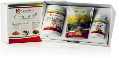 NaturalSwiss Clean Inside Béltisztító Program - banános - Bio és natúr étrendkiegészítők