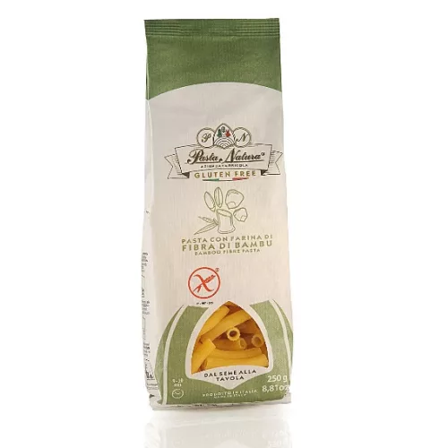 Pasta Natura bambuszrost tészta maccheroni 250 g - Bio és natúr élelmiszerek
