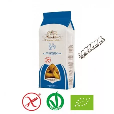 Pasta Natura bio barnarizs tészta - fusilli - Bio és natúr élelmiszerek