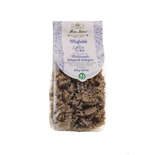 Pasta Natura bio nagy formák teljes kiőrlésű többgabonás tészta 250 g - Bio és natúr élelmiszerek