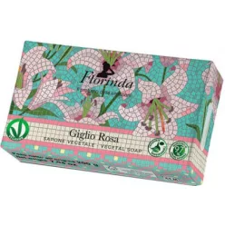 Florinda szappan mozaik rózsaszín liliom 200 g - 