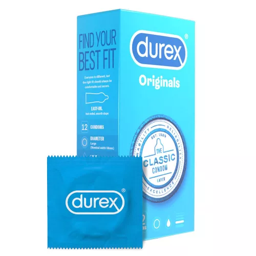 Durex Classic - óvszer (12 db) - Bio és natúr intim termékek