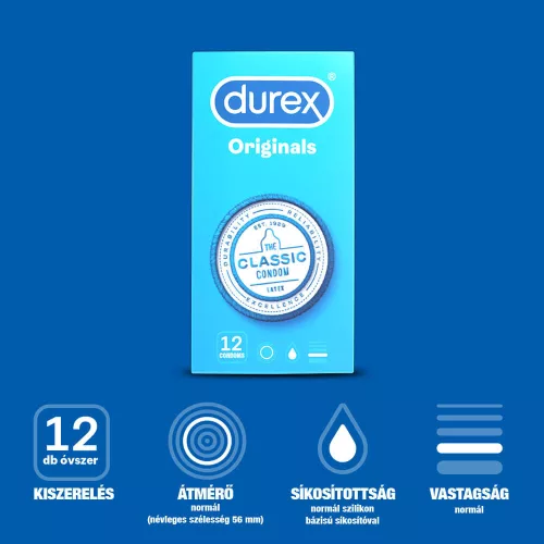 Durex Classic - óvszer (12 db) - Bio és natúr intim termékek