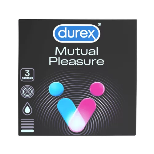 Durex Mutual Pleasure - óvszer (3db) - Bio és natúr intim termékek