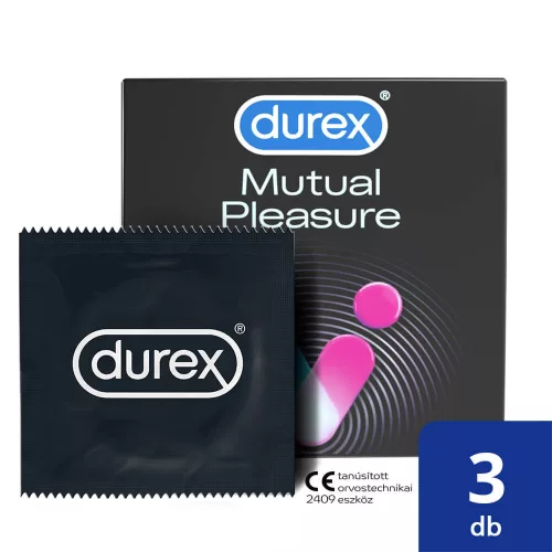 Durex Mutual Pleasure - óvszer (3db) - Bio és natúr intim termékek