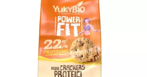 Yukybio bio powerfit mini kréker fehérjével, csicseriborsóval 150 g