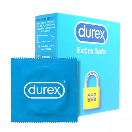Durex extra safe - biztonságos óvszer (3db) - Bio és natúr intim termékek