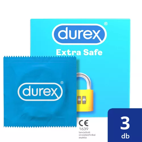 Durex extra safe - biztonságos óvszer (3db) - Bio és natúr intim termékek