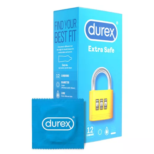 Durex extra safe - biztonságos óvszer (12 db) - Bio és natúr intim termékek