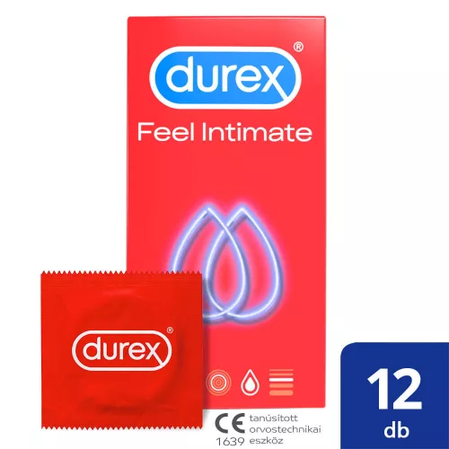 Durex Feel Intimate - vékonyfalú óvszer (12 db) - Bio és natúr intim termékek
