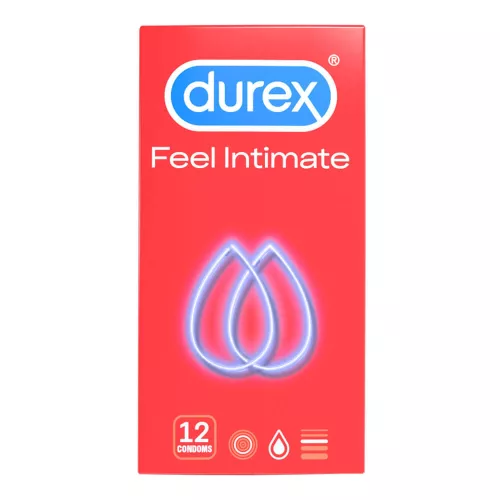 Durex Feel Intimate - vékonyfalú óvszer (12 db) - Bio és natúr intim termékek