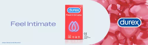 Durex Feel Intimate - vékonyfalú óvszer (12 db) - Bio és natúr intim termékek