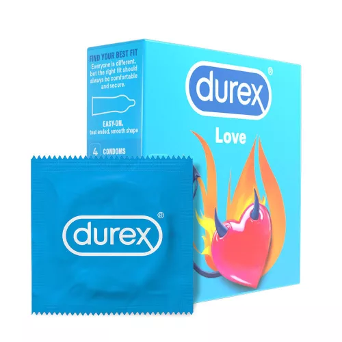 Durex óvszer Love - Easy-on óvszer (4 db) - Bio és natúr intim termékek