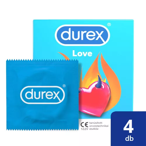 Durex óvszer Love - Easy-on óvszer (4 db) - Bio és natúr intim termékek
