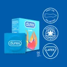 Durex óvszer Love - Easy-on óvszer (4 db) - Bio és natúr intim termékek